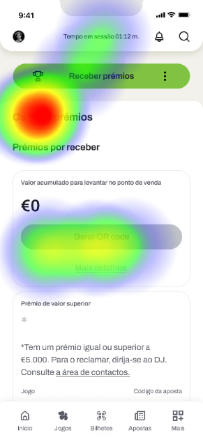 Maze heatmap — a tested flow